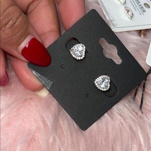 Elegant Silver Stud Earrings